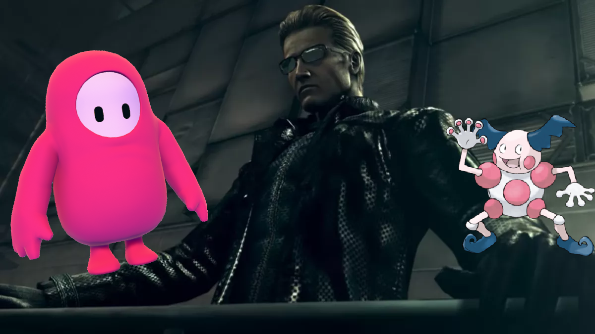Wesker, Thick Bonkus, and Mister Mime in a nightmare
