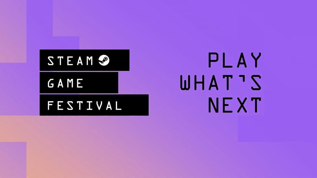 Banner of the Steam Game Fest on February 2021