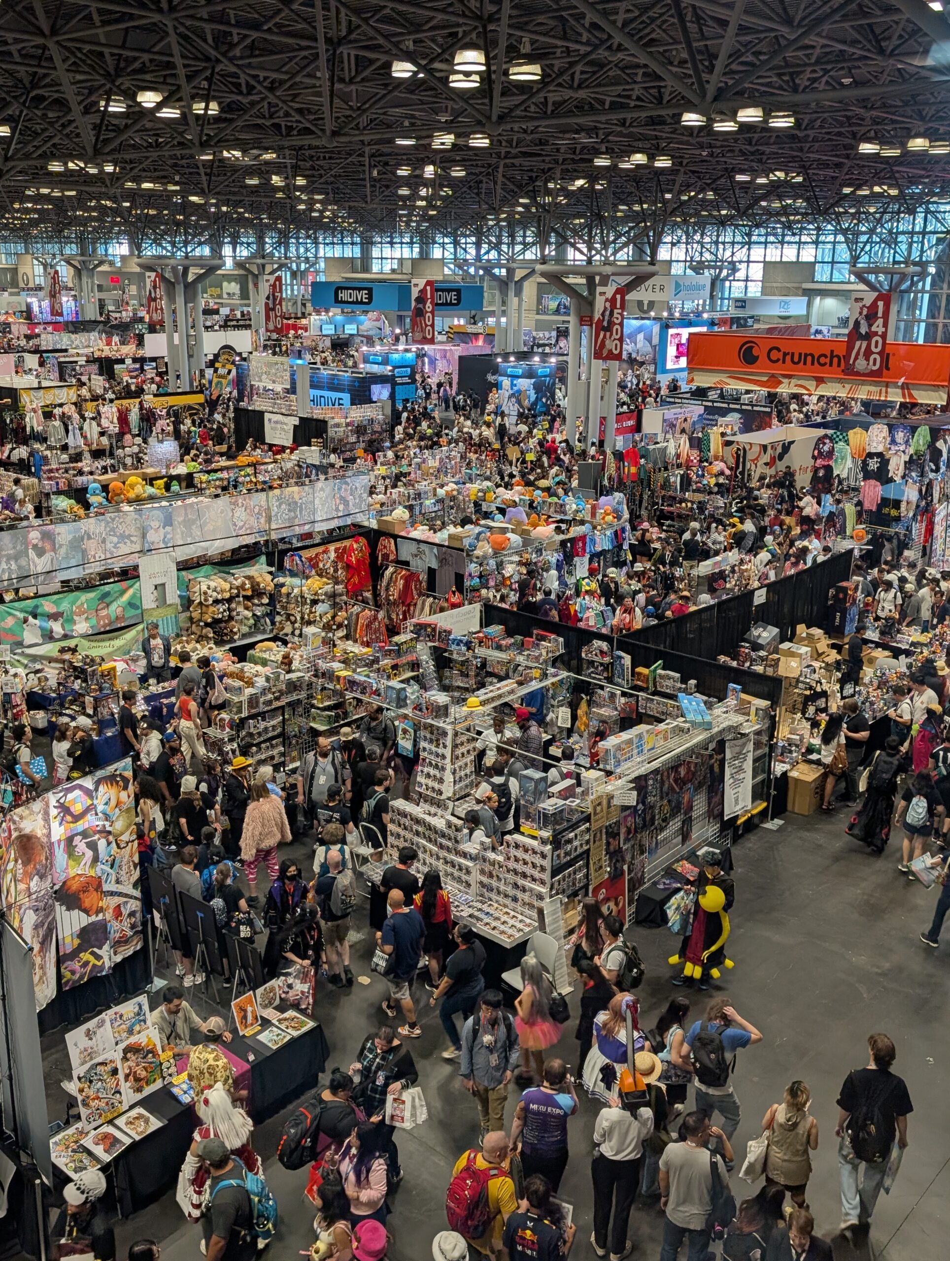 Exibition hall from Anime NYC 2025
